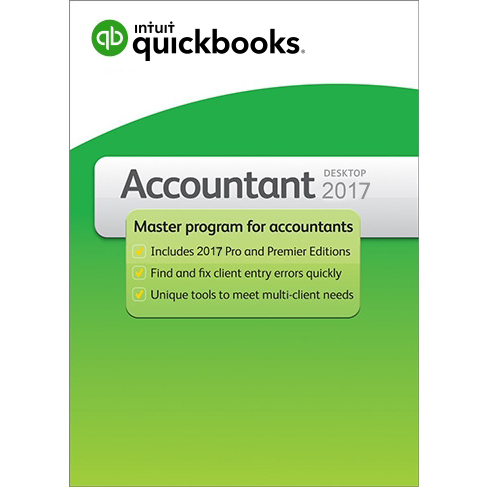 QuickBooks Premier Accountant 2017 - 1 Users
